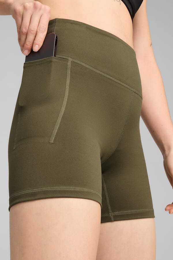 PUMA x HYROX CLOUDSPUN 3" Short Tights Women, Loden Green, extralarge